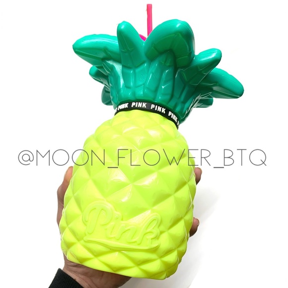 Victorias Secret PINK Limited Edition Pineapple Water Bottle - Picture 3 of 5